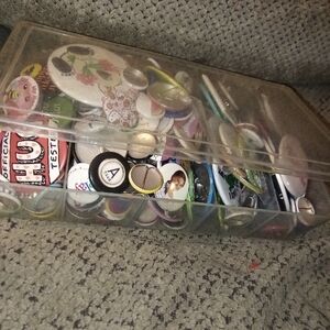 Pins or buttons we don't know